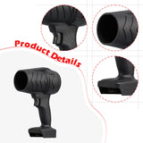 Maxbell Handheld Leaf Blower Portable Turbine Jet Fan for Yard Desktops Outdoors BBQ black