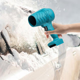 Maxbell Handheld Leaf Blower Portable Turbine Jet Fan for Yard Desktops Outdoors BBQ blue