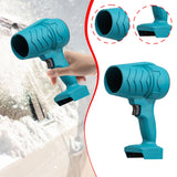 Maxbell Handheld Leaf Blower Portable Turbine Jet Fan for Yard Desktops Outdoors BBQ blue