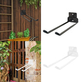 Maxbell Garage Hook Easy to Install Yard Tool Organizer for Power Tools Ladder Hoses Black