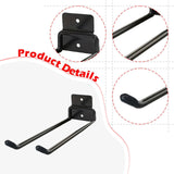 Maxbell Garage Hook Easy to Install Yard Tool Organizer for Power Tools Ladder Hoses Black