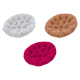 Maxbell Swing Basket Seat Pad Home Rocker Chair Lawn Floor Hanging Egg Chair Cushion Light Gray