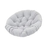 Maxbell Swing Basket Seat Pad Home Rocker Chair Lawn Floor Hanging Egg Chair Cushion Light Gray