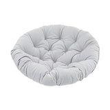 Maxbell Swing Basket Seat Pad Home Rocker Chair Lawn Floor Hanging Egg Chair Cushion Light Gray