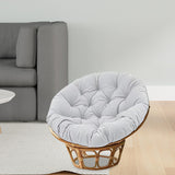 Maxbell Swing Basket Seat Pad Home Rocker Chair Lawn Floor Hanging Egg Chair Cushion Light Gray