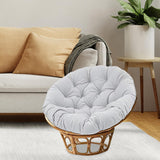 Maxbell Swing Basket Seat Pad Home Rocker Chair Lawn Floor Hanging Egg Chair Cushion Light Gray