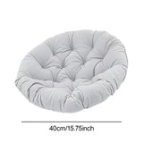 Maxbell Swing Basket Seat Pad Home Rocker Chair Lawn Floor Hanging Egg Chair Cushion Light Gray