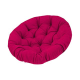 Maxbell Swing Basket Seat Pad Home Rocker Chair Lawn Floor Hanging Egg Chair Cushion Wine Red