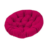 Maxbell Swing Basket Seat Pad Home Rocker Chair Lawn Floor Hanging Egg Chair Cushion Wine Red