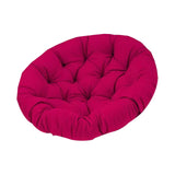 Maxbell Swing Basket Seat Pad Home Rocker Chair Lawn Floor Hanging Egg Chair Cushion Wine Red