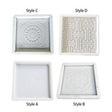 Maxbell Concrete Brick Cement Model Floor Tile Template for Garden Patio Outdoor Use Style A
