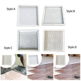Maxbell Concrete Brick Cement Model Floor Tile Template for Garden Patio Outdoor Use Style A
