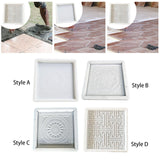 Maxbell Concrete Brick Cement Model Floor Tile Template for Garden Patio Outdoor Use Style A