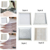 Maxbell Concrete Brick Cement Model Floor Tile Template for Garden Patio Outdoor Use Style A