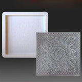 Maxbell Concrete Brick Cement Model Floor Tile Template for Garden Patio Outdoor Use Style A