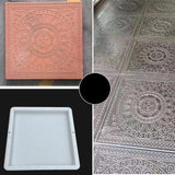 Maxbell Concrete Brick Cement Model Floor Tile Template for Garden Patio Outdoor Use Style A