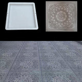 Maxbell Concrete Brick Cement Model Floor Tile Template for Garden Patio Outdoor Use Style A
