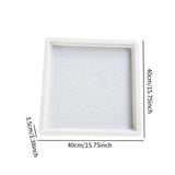 Maxbell Concrete Brick Cement Model Floor Tile Template for Garden Patio Outdoor Use Style A