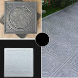 Maxbell Concrete Brick Cement Model Floor Tile Template for Garden Patio Outdoor Use Style B