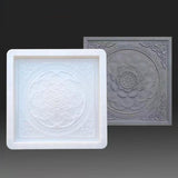 Maxbell Concrete Brick Cement Model Floor Tile Template for Garden Patio Outdoor Use Style B