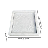 Maxbell Concrete Brick Cement Model Floor Tile Template for Garden Patio Outdoor Use Style B