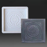 Maxbell Concrete Brick Cement Model Floor Tile Template for Garden Patio Outdoor Use Style C