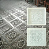 Maxbell Concrete Brick Cement Model Floor Tile Template for Garden Patio Outdoor Use Style C