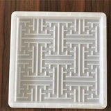 Maxbell Concrete Brick Cement Model Floor Tile Template for Garden Patio Outdoor Use Style D