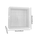 Maxbell Square Concrete Brick Mould Reusable Path Maker for Walkway Patio Sidewalk