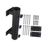Maxbell Patio Umbrella Holder Clamp Space Saving for 1.3-1.8 inch Pole Metal Bracket