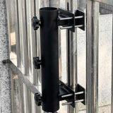 Maxbell Patio Umbrella Holder Clamp Space Saving for 1.3-1.8 inch Pole Metal Bracket