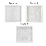 Maxbell Concrete Brick Cement Model Floor Tile Template for Outdoor Garden Courtyard Style A