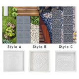 Maxbell Concrete Brick Cement Model Floor Tile Template for Outdoor Garden Courtyard Style A