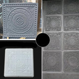 Maxbell Concrete Brick Cement Model Floor Tile Template for Outdoor Garden Courtyard Style A