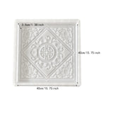 Maxbell Concrete Brick Cement Model Floor Tile Template for Outdoor Garden Courtyard Style B