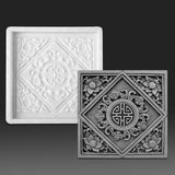 Maxbell Concrete Brick Cement Model Floor Tile Template for Outdoor Garden Courtyard Style B