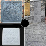 Maxbell Concrete Brick Cement Model Floor Tile Template for Outdoor Garden Courtyard Style B