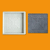 Maxbell Concrete Brick Cement Model Floor Tile Template for Outdoor Garden Courtyard Style C