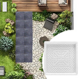 Maxbell Concrete Brick Cement Model Floor Tile Template for Outdoor Garden Courtyard Style C