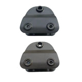 Maxbell Patio Umbrella Large Bracket Metal Parasol Accessory for Fishing Yard Garden black