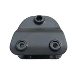 Maxbell Patio Umbrella Large Bracket Metal Parasol Accessory for Fishing Yard Garden black