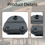 Maxbell Patio Umbrella Large Bracket Metal Parasol Accessory for Fishing Yard Garden black