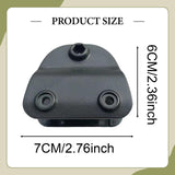 Maxbell Patio Umbrella Large Bracket Metal Parasol Accessory for Fishing Yard Garden black