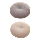 Maxbell Round Floor Pillow Small Floor Cushion Pad for Chair Sofa Adults Kids Office Light Gray