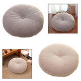 Maxbell Round Floor Pillow Small Floor Cushion Pad for Chair Sofa Adults Kids Office Light Gray