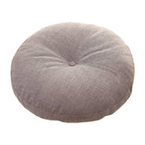 Maxbell Round Floor Pillow Small Floor Cushion Pad for Chair Sofa Adults Kids Office Light Gray