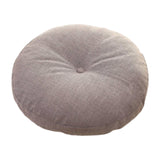 Maxbell Round Floor Pillow Small Floor Cushion Pad for Chair Sofa Adults Kids Office Light Gray