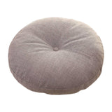 Maxbell Round Floor Pillow Small Floor Cushion Pad for Chair Sofa Adults Kids Office Light Gray