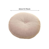 Maxbell Round Floor Pillow Small Floor Cushion Pad for Chair Sofa Adults Kids Office Beige