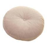 Maxbell Round Floor Pillow Small Floor Cushion Pad for Chair Sofa Adults Kids Office Beige